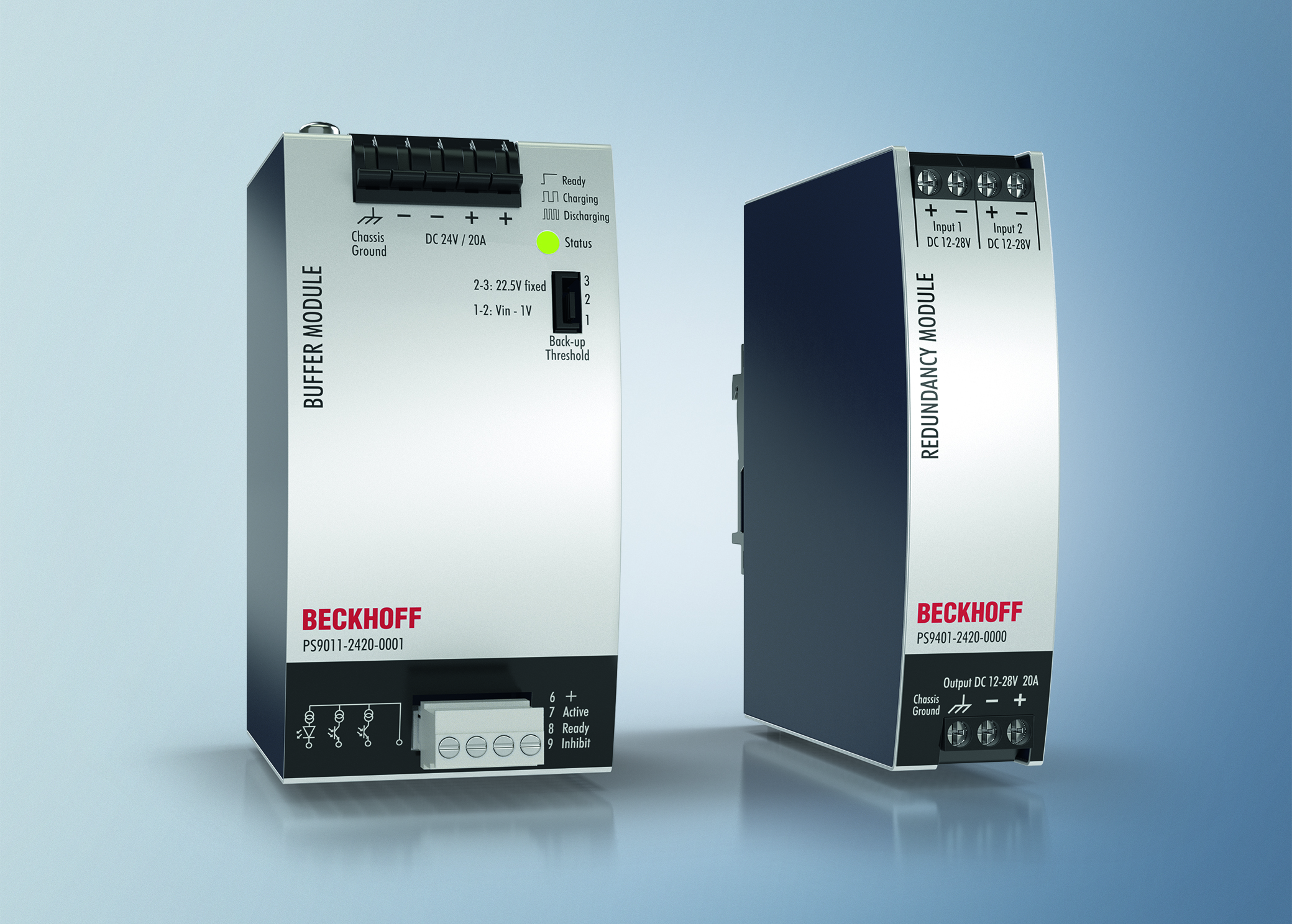 Puffer- und Redundanzmodule
für 24/48-V-DC-Stromversorgung