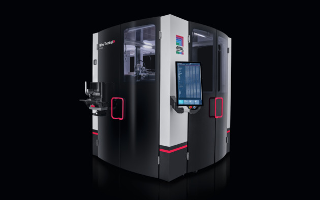 Bild 2 | Wire Terminal WT C: Mit dem neuen DrahtkonfektionierVollautomaten k&ouml;nnen bis zu 36 unterschiedliche Dr&auml;hte in den Querschnitten 0,5 bis 6 mm2 vollautomatisiert produziert werden.