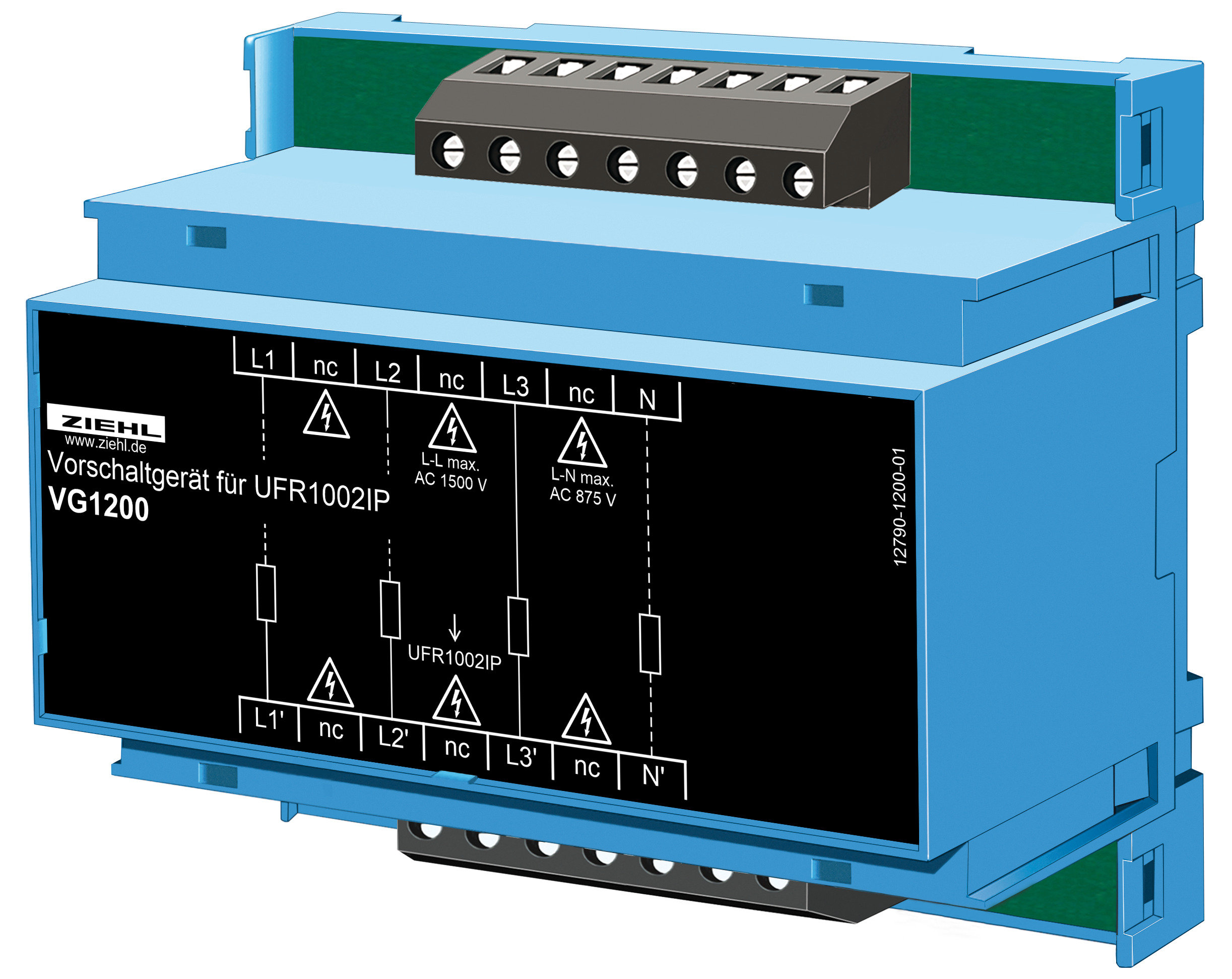 Netz- und Anlagenschutz für Netze bis 1.200 V: Netzentkupplungsrelais mit farbigem LC-Display