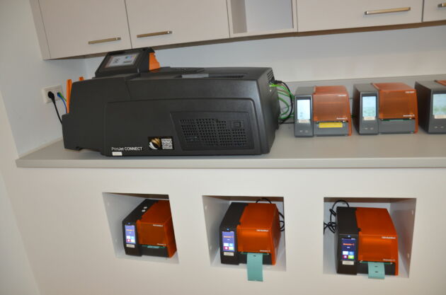 Bild 2 | Der modernisierte Drucker- und Markierer-Raum bietet ideale Bedingungen für Beschriftungsmarkierungen jeder Art.