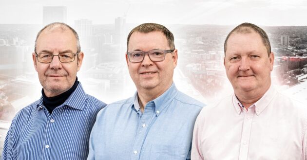 Die Experten für Dirak UK:
Darell Smith, Andrew Billingham
und Paul Lewis Shepherd (v. l. n. r.)