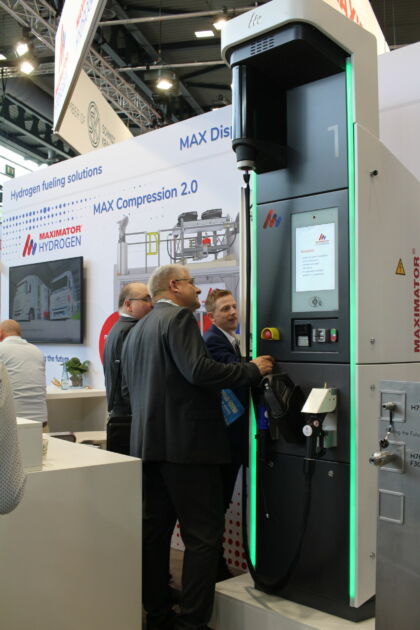 Bild 2 | Max Dispenser 1.5 auf dem Stand
der Maximator Hydrogen in Bremen 2023