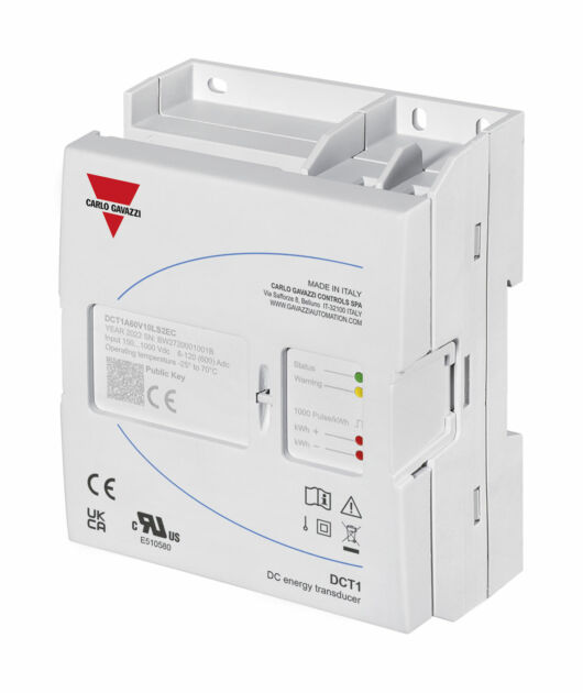 Da der Energiezähler einen großen Spannungsmessbereich von 150 VDC bis 1000 VDC und einen Maximalstrom bis 300 ADC oder bis 600 ADC abdeckt, eignet er sich insbesondere für die für Schnelladesäulen typischen DC-Systeme.