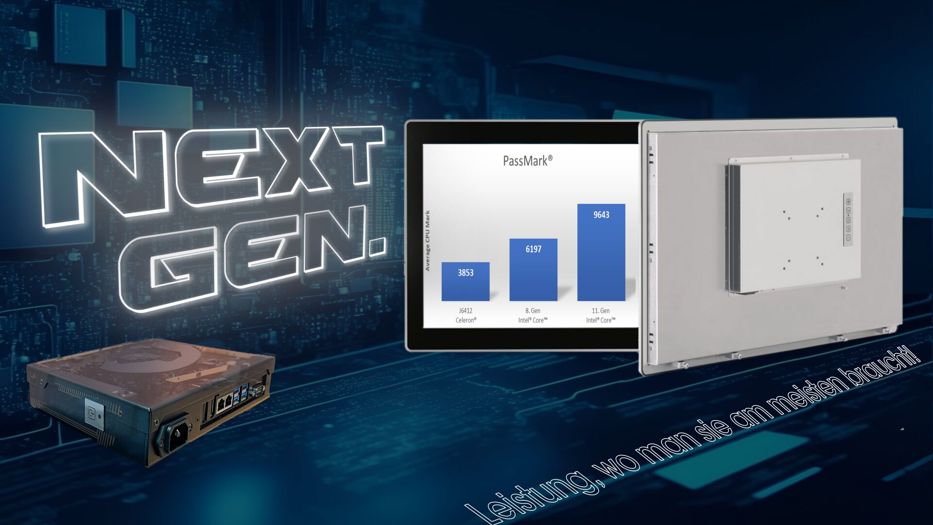 Skalierbare Leistungssteigerung: Next Generation HMI Panel-PCs