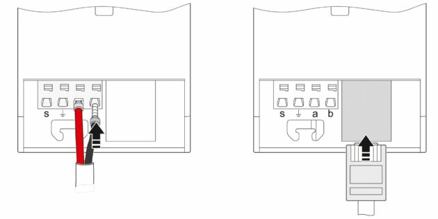 Schnelle und einfache Installation durch die Kombination aus Push-in-Anschlusstechnik für Installationskabel (Telefonkabel) und RJ45-Buchsen für konfektionierte Telefonkabel.