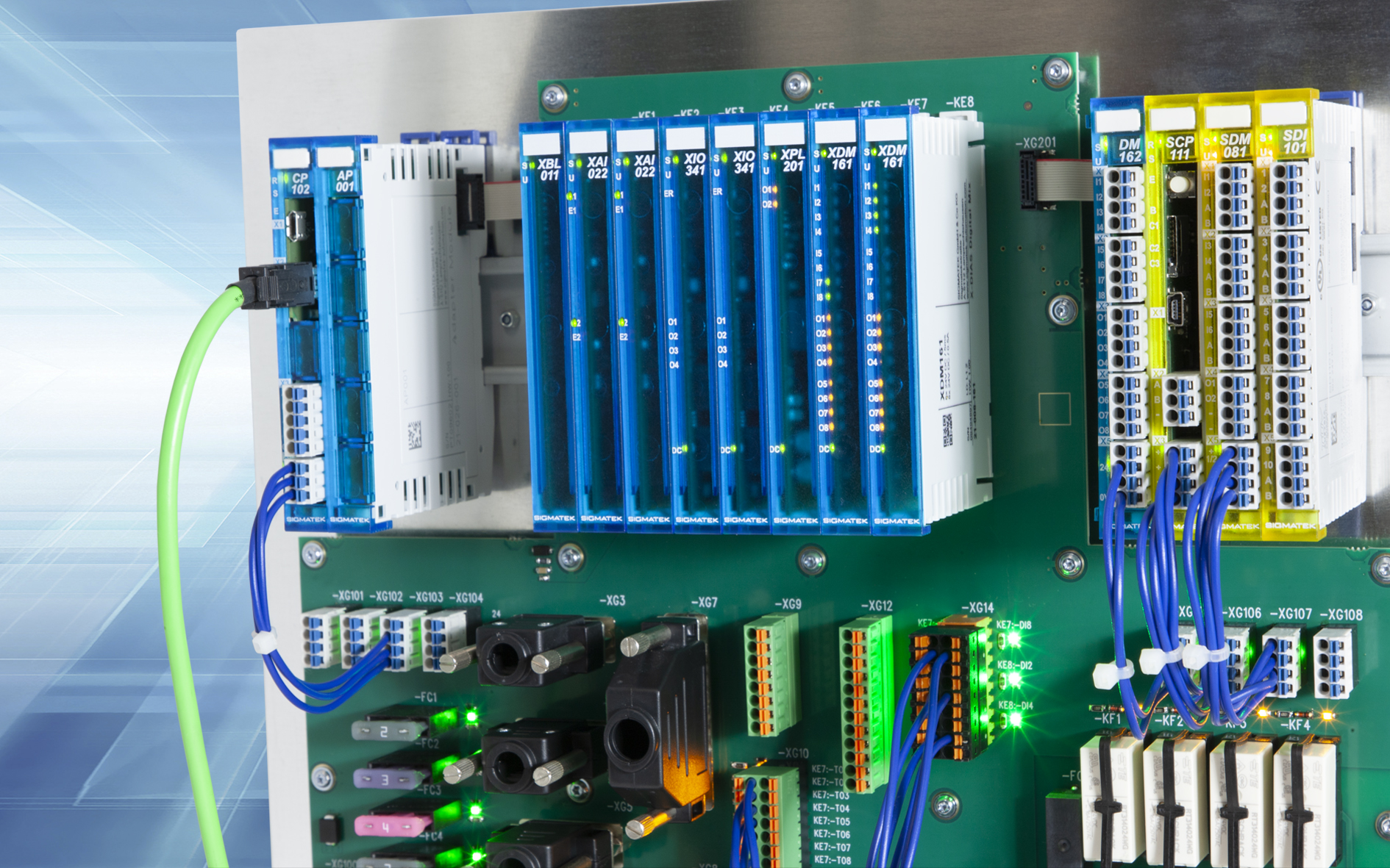 I/O-Elektronik für kundenindividuelle Verdrahtungsboards