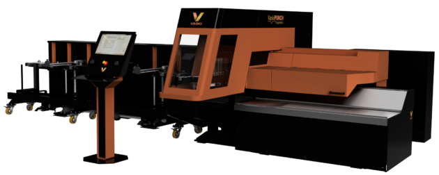 Bild 1 | Die VaskiPunch Inspiration ist eine energieeffiziente
Maschine für hochpräzises Stanzen, Schneiden, Gewindeformen und Markieren von Flachstangen.