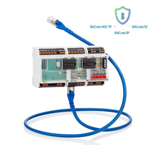 BACnet/SC-Router für die sichere und verschlüsselte Datenübertragung in der Gebäudeautomation, insbesondere in kritischen Infrastrukturen