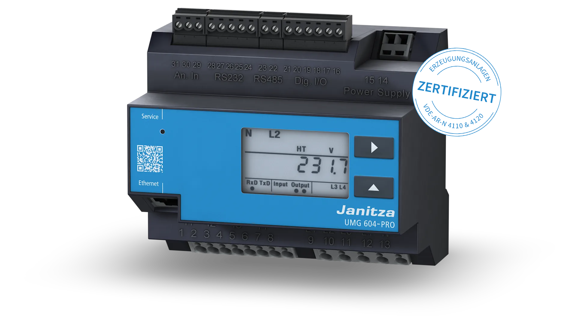 Netzanalysator erhält Zertifizierung nach VDE-AR-N 4110 und 4120