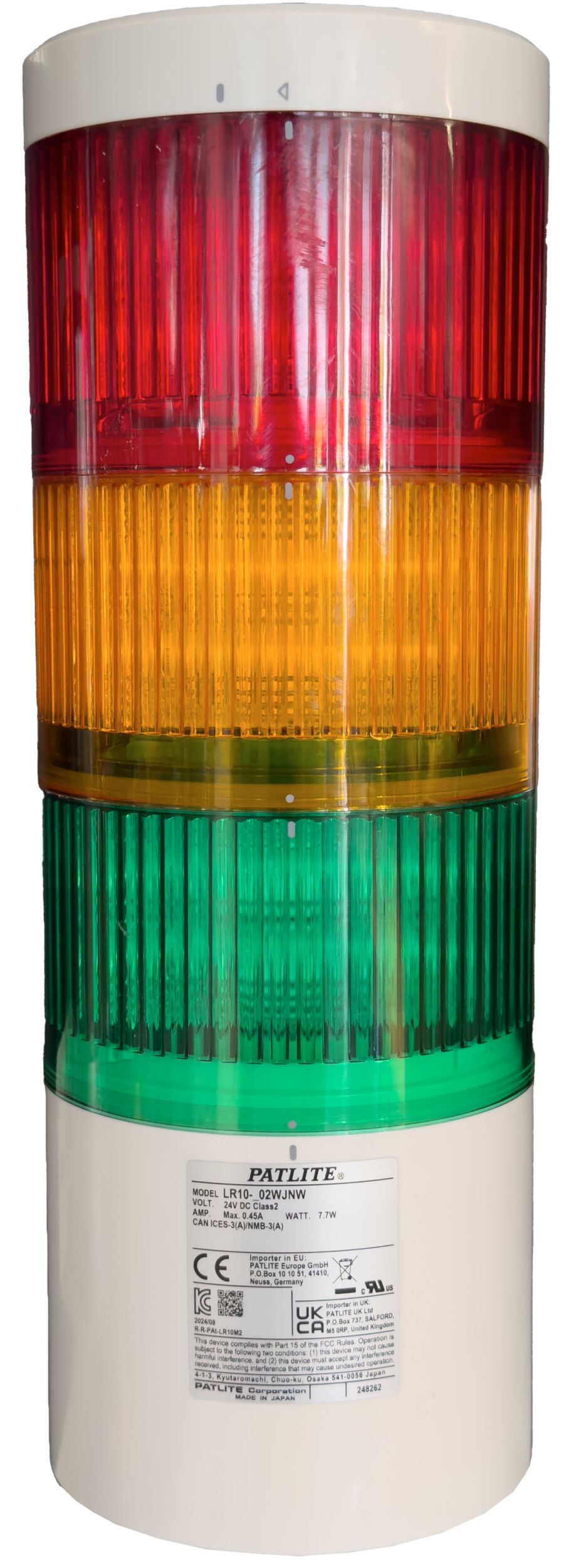 LED-Signalturm mit 100mm Durchmesser