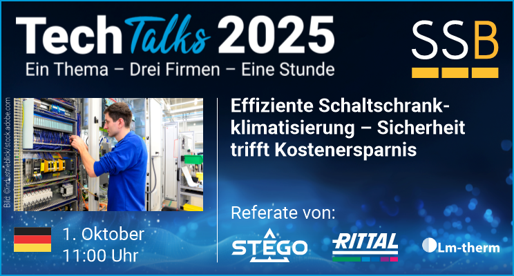 TechTalk ‚Effiziente Schaltschrankklimatisierung‘