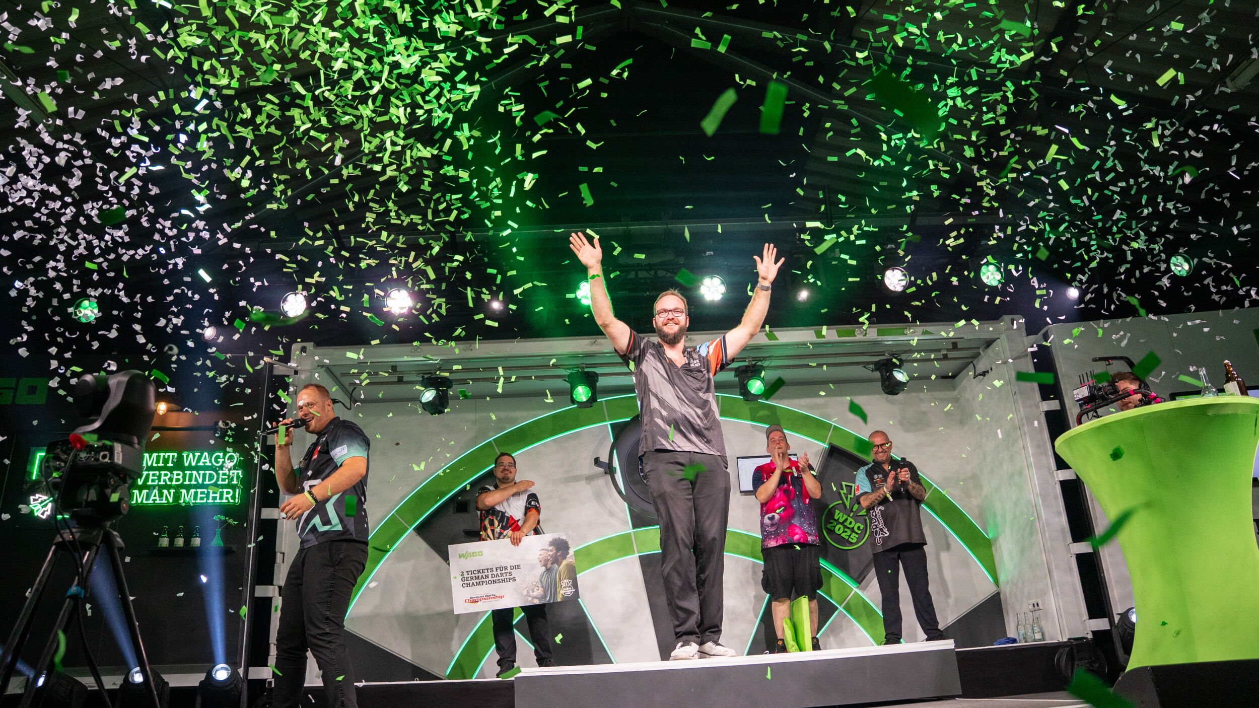 Siegerfoto WAGO Darts Challenge 2025