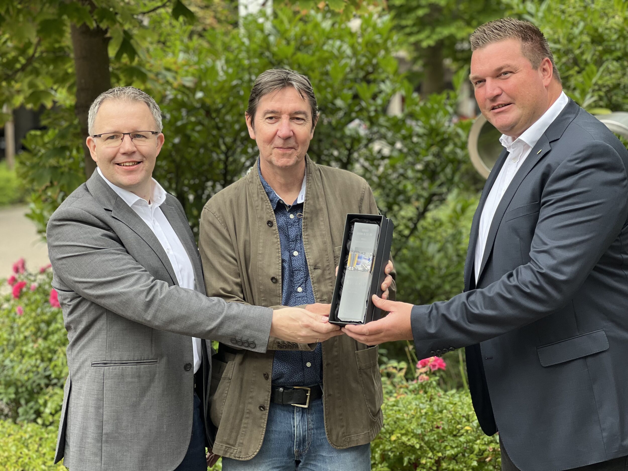 SSB Award-Übergabe an Wago in Minden