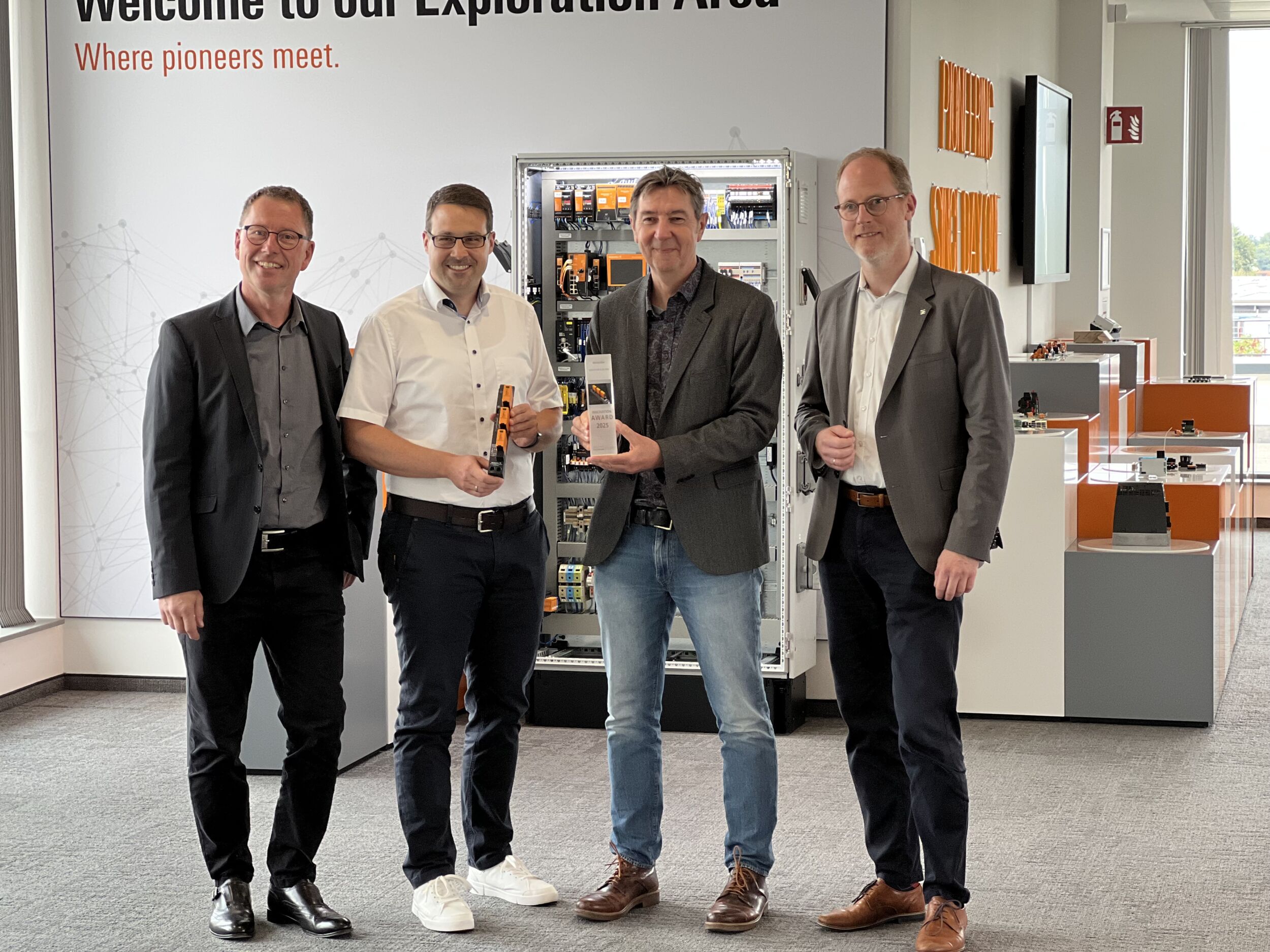 SSB-Award-Übergabe an Weidmüller in Detmold