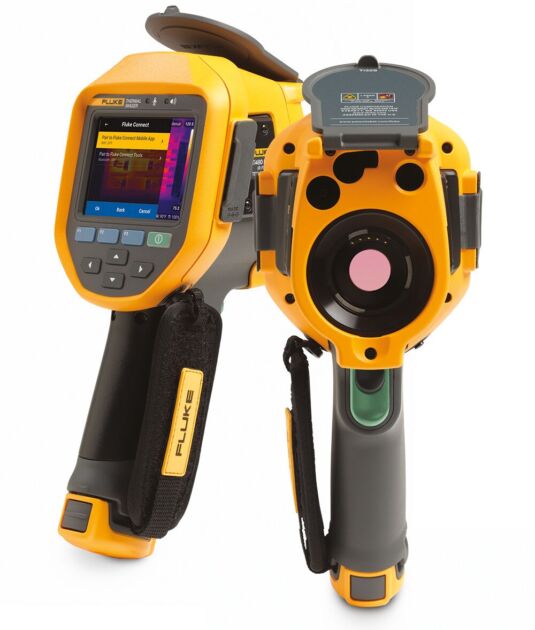 Bild 2 | Die Wärmebildkamera Fluke Ti480 Pro ermöglicht die präzise Erfassung, Visualisierung und Analyse von Temperaturunterschieden an Maschinen, Anlagen und Gebäuden.