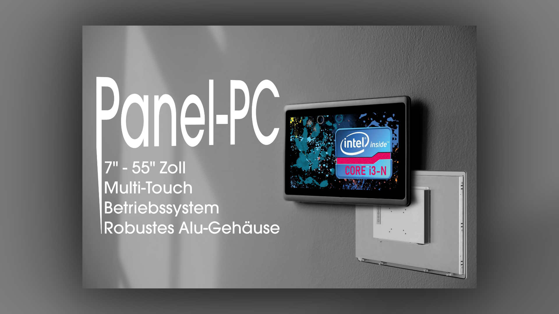 Panel-PCs für den industriellen Einsatz