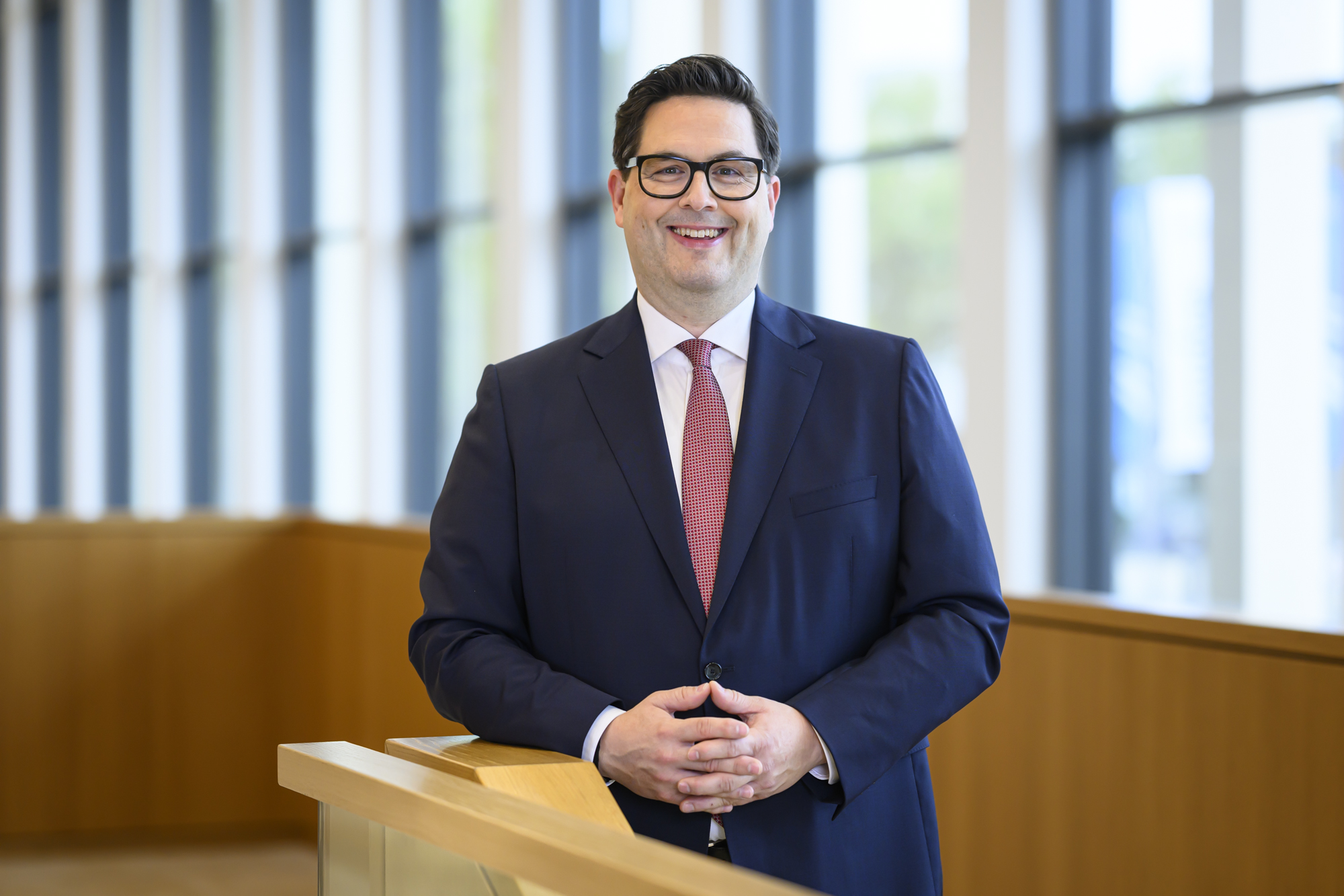 Porträtfotos und Interviewfotos des neuen Präsidiums des VDMA, aufgenommen am Donnerstag (10.19.2024) im RMCC in Wiesbaden. Foto: Salome Roessler / lensandlight