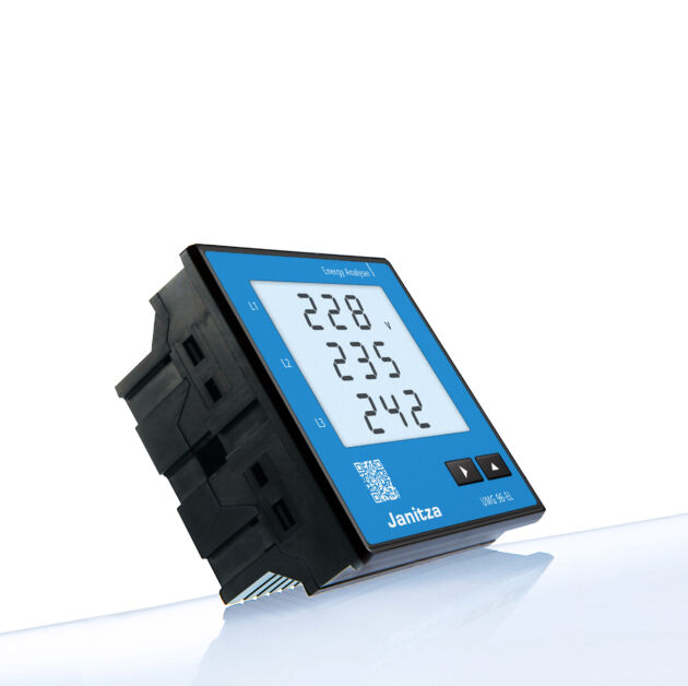 Der Energieanalysator UMG 96-EL eignet sich für den Fronttafeleinbau.