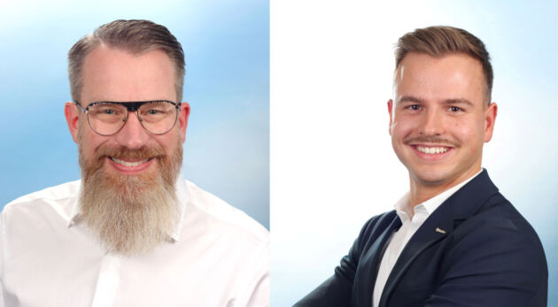 Kai Ingo Schmidt (l.) und Marius Daum freuen sich auf die neuen Herausforderungen.