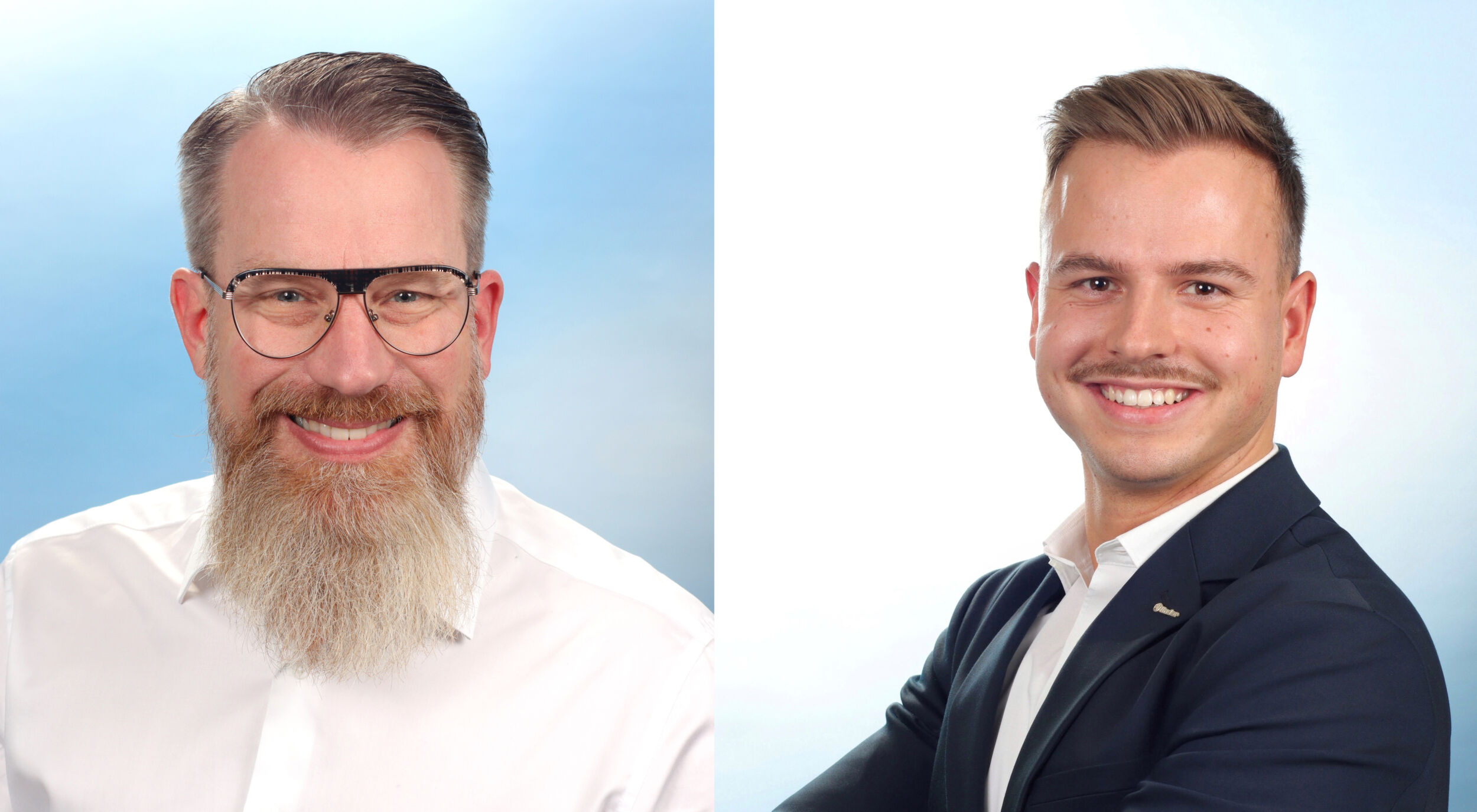 Kai Ingo Schmidt (l.) und Marius Daum freuen sich auf die neuen Herausforderungen.