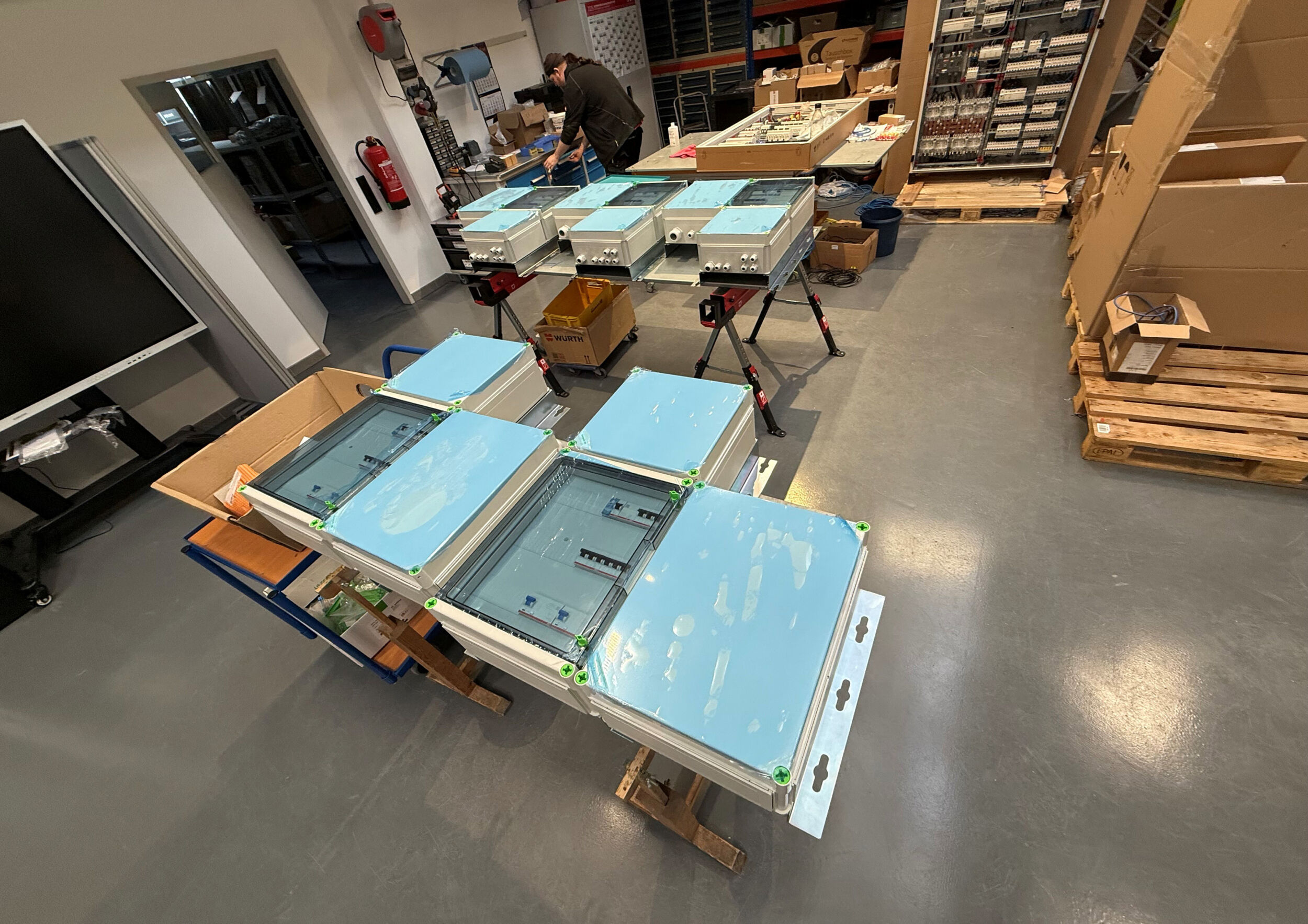 Bild 2 | Die sieben Verteilereinheiten wurden termingerecht bereitgestellt, sodass die Installation im November 2025 erfolgen konnte.
