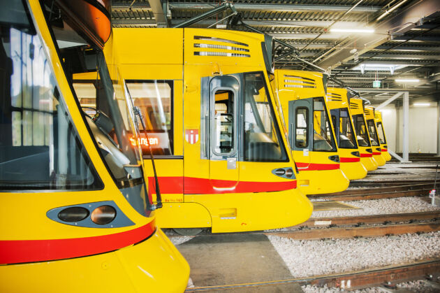 Bild 1 | Fahrzeuge der Baselland Transport.