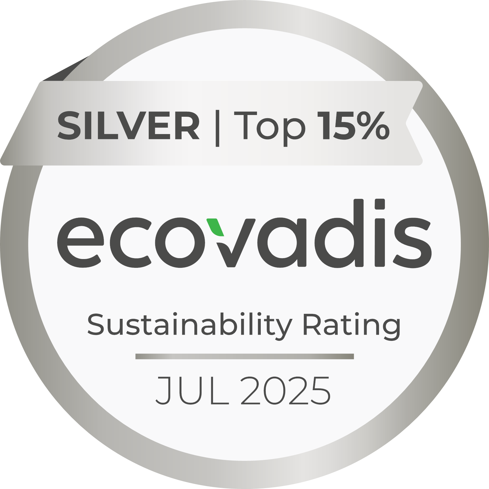 EcoVadis Silver Badge