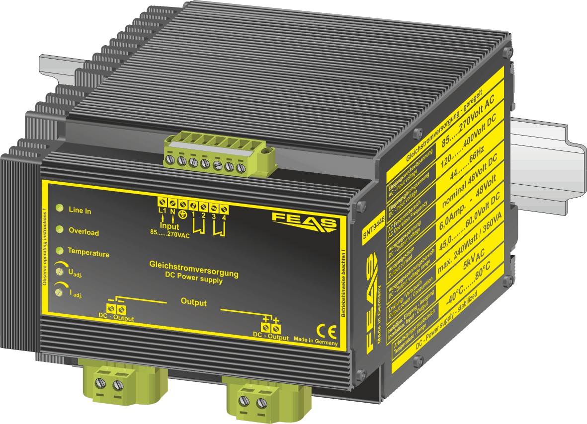 Robuste Schaltnetzteile für den Schaltschrankbau