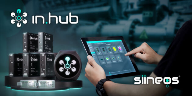 Dashboard Siineos mit In.Hub-Hardware