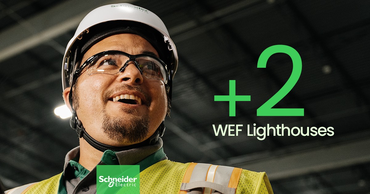 Image Schneider Electric recognized by the World Economic Forum with new Global Lighthouse designations for El P