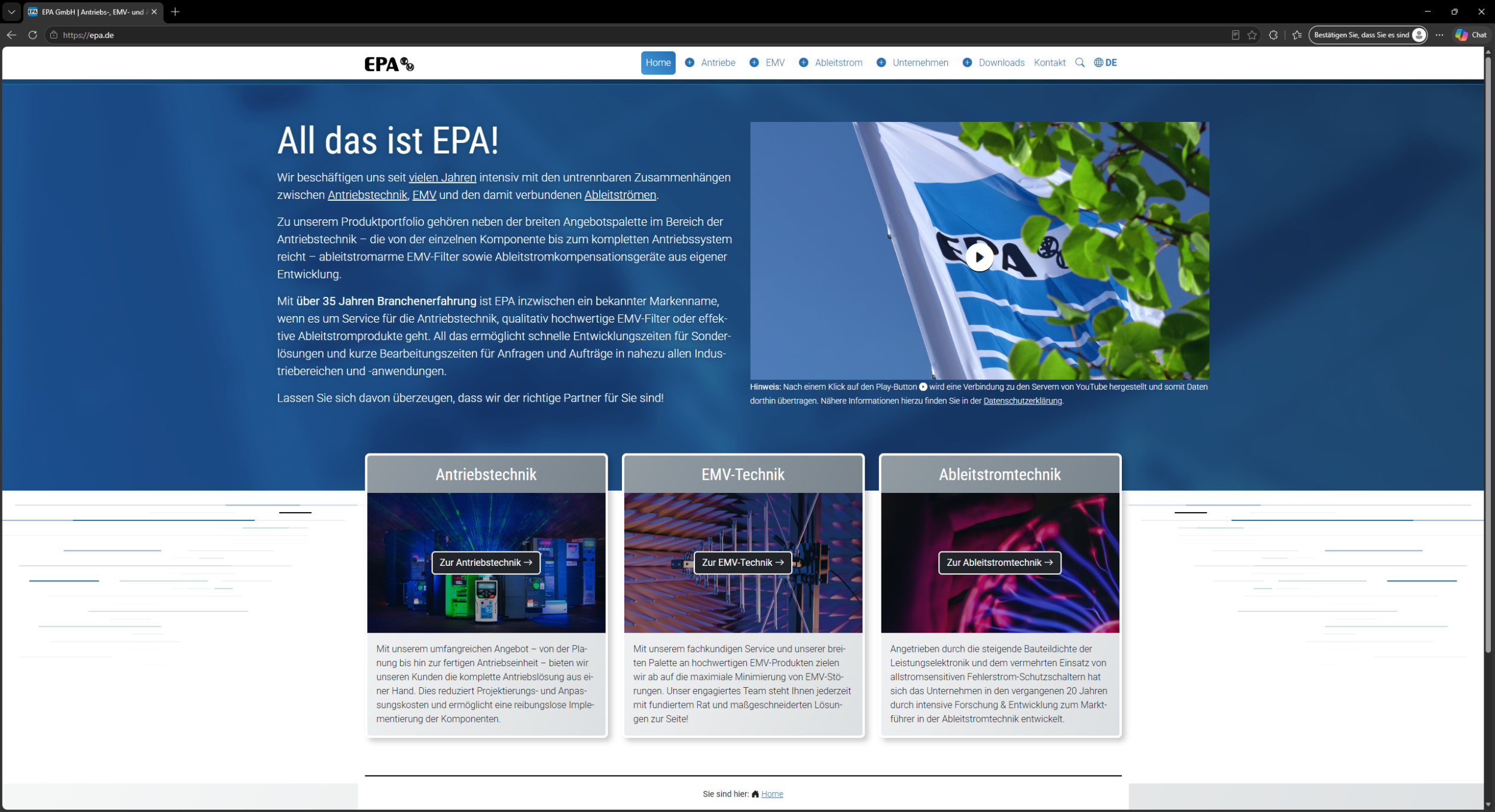 EPA Startseite