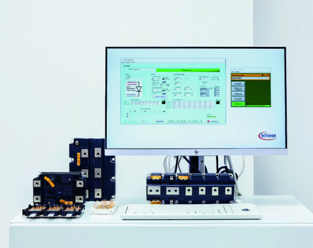 Bild 4 | Twincat und das Twincat Interface for Labview ermöglichen eine automatische Anpassung des Prüfstands an die unterschiedlichen Leistungsmodule, z.B. die Umschaltung des Messbereichs von 5 auf 2,5V DC mit 24 Bit Auflösung oder die Konfiguration von Gatespannungen und Prüfströmen.