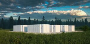 Bild 1 | Ausgestattet mit dem Mehrpunkt-Verriegelungssystem bieten große Energiespeicherschränke eine hohe Explosionssicherheit und höhere Sicherheit in rauen Außenumgebungen.