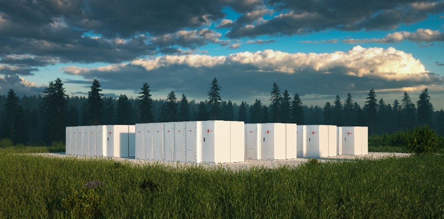 Bild 1 | Ausgestattet mit dem Mehrpunkt-Verriegelungssystem bieten große Energiespeicherschränke eine hohe Explosionssicherheit und höhere Sicherheit in rauen Außenumgebungen.