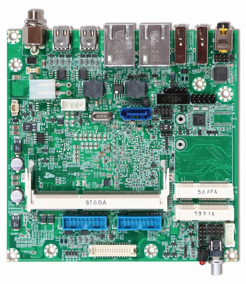 Nano-ITX Board mit low-power Intel Core Prozessoren