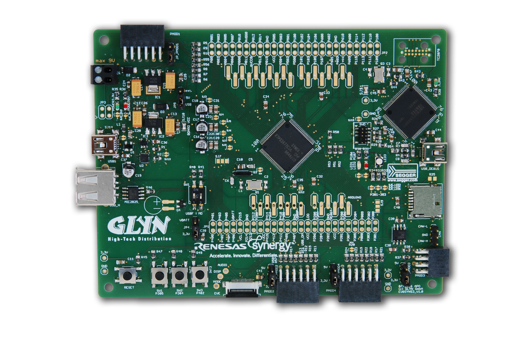 Arduino-kompatibles Board für die Synergy-S3-Midsize-Lösung