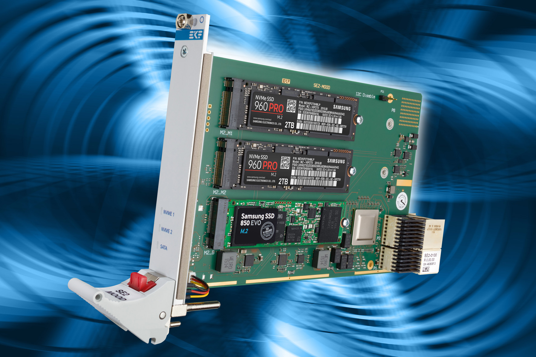Massenspeicherlösung für CompactPCI Serial Systeme