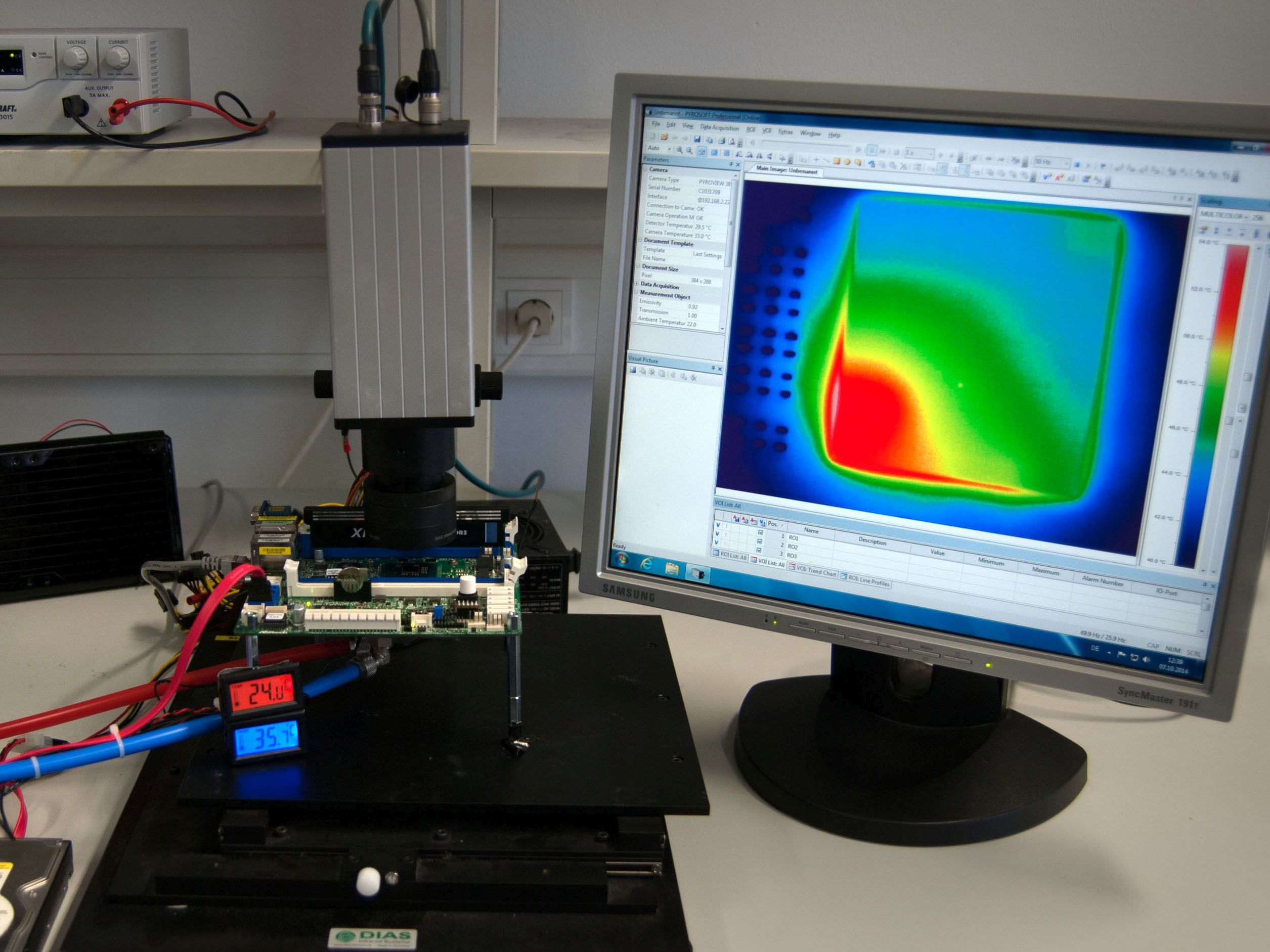 Fieberthermometer für Mikrochips