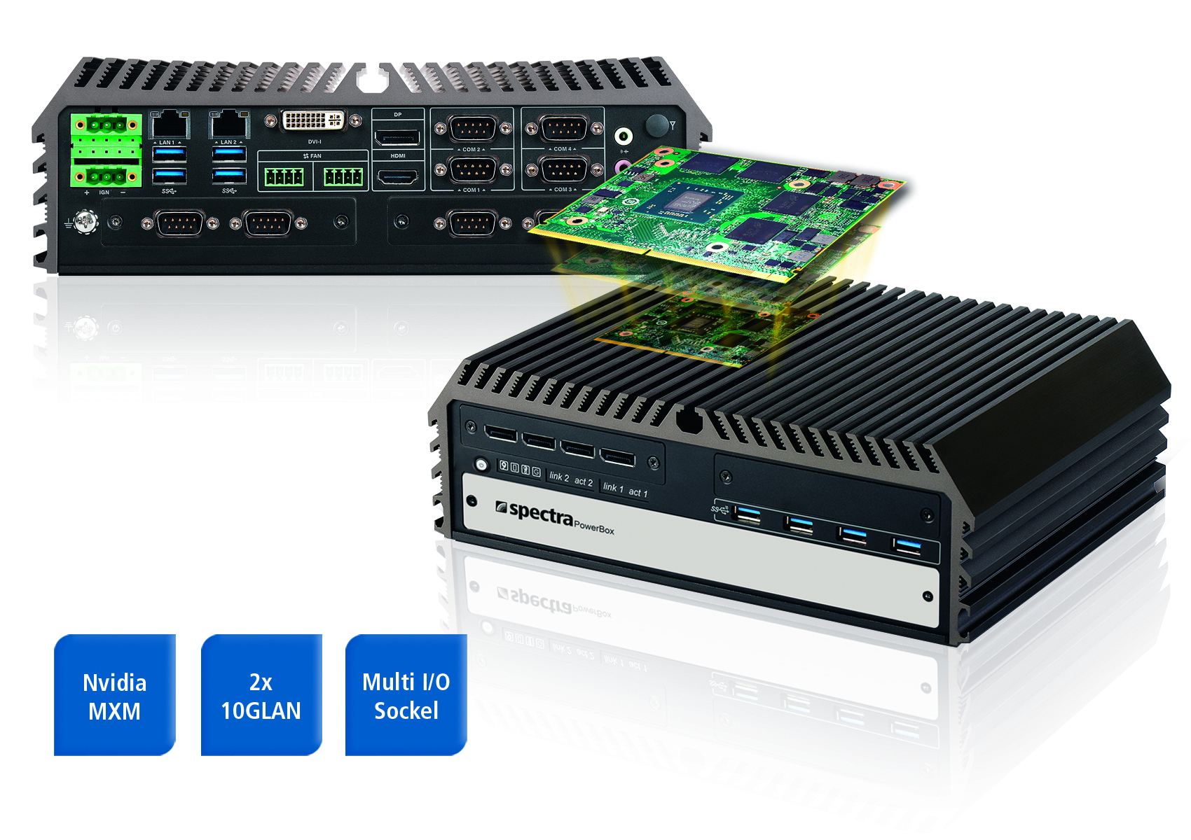 Kompakter Embedded-PC für KI-Anwendungen
