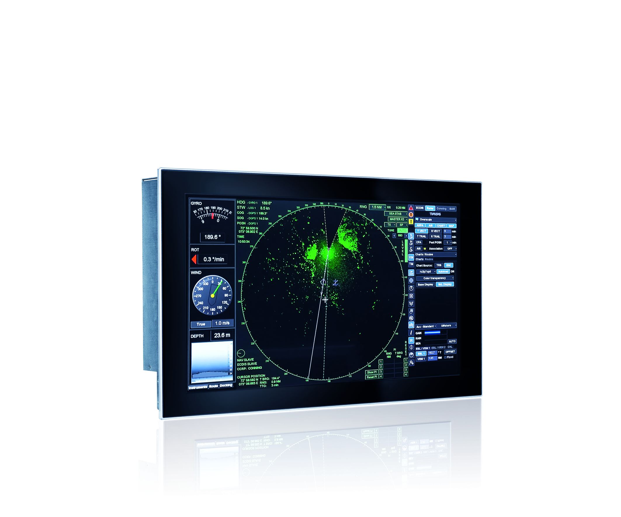 Robuster Panel-PC für maritime Anwendungen
