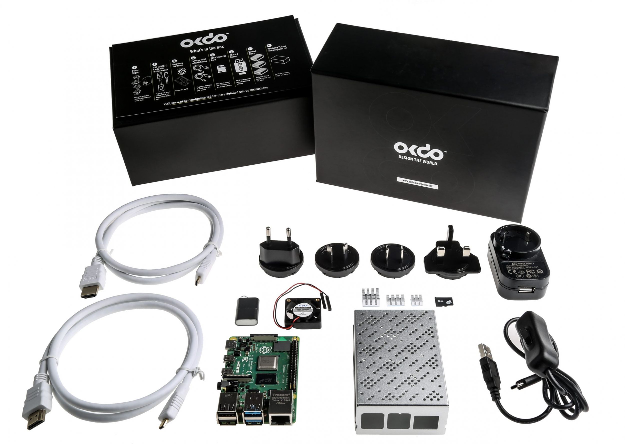 RS liefert Raspberry Pi SBC Starter-Kit von OKdo