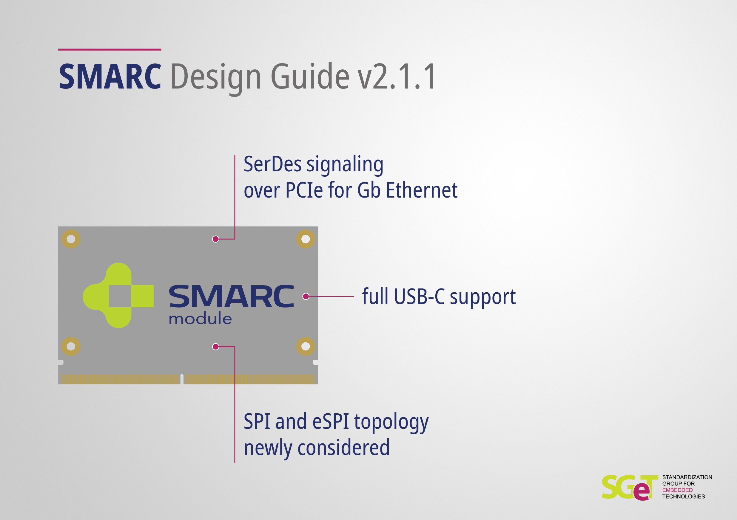 SGET veröffentlicht neuen Design Guide für SMARC-Carrierboards