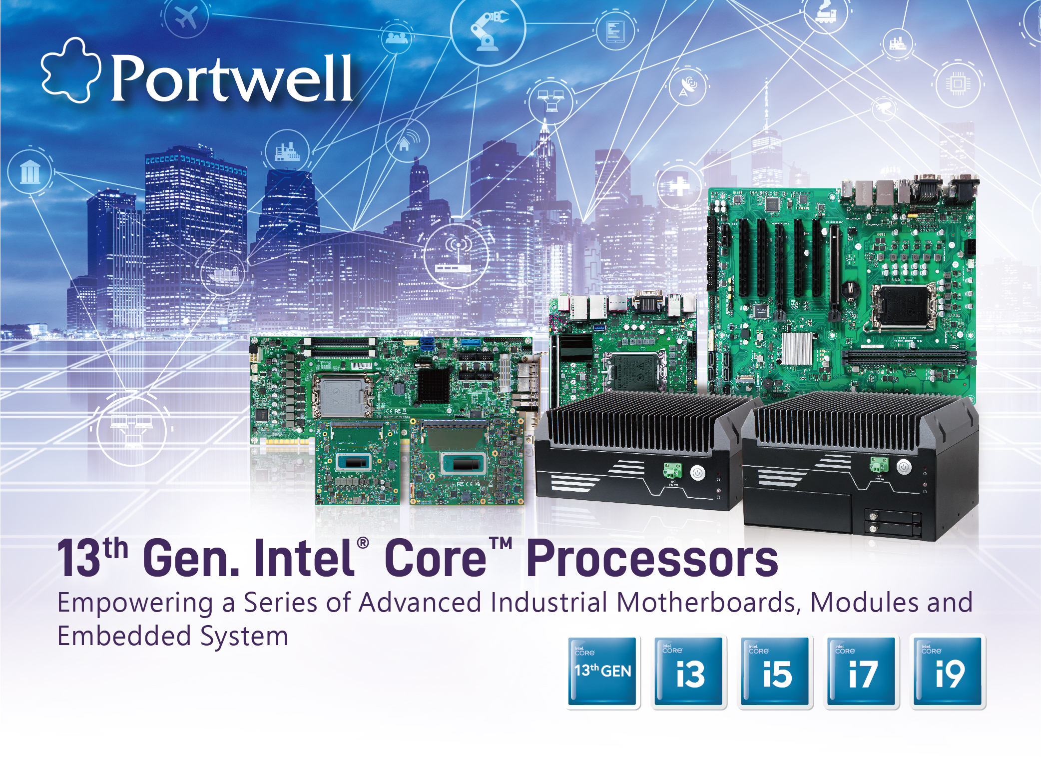 Neue Produktreihe an Industrie-Motherboards, COM-Express-/COM-HPC-Modulen und eingebetteten Systemen