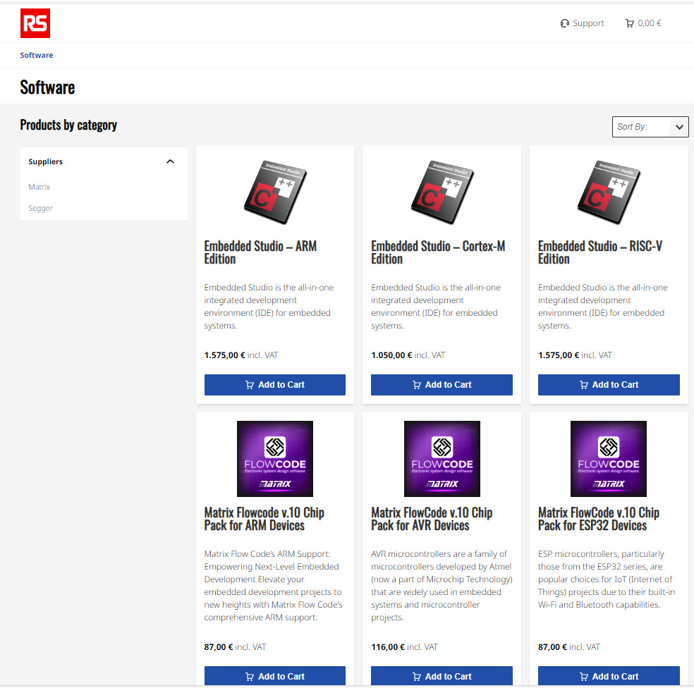 RS stellt Embedded Software Service vor