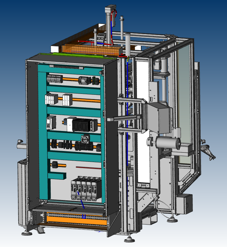 Auf Basis des Schaltschrankaufbaus mit Eplan Pro Panel ermittelt Cable proD zuverlässig die Kabellängen. Das 3D-Routing der Leitungen an hoch automatisierten Sonderanlagen spart Kosten und erhöht die Qualität.