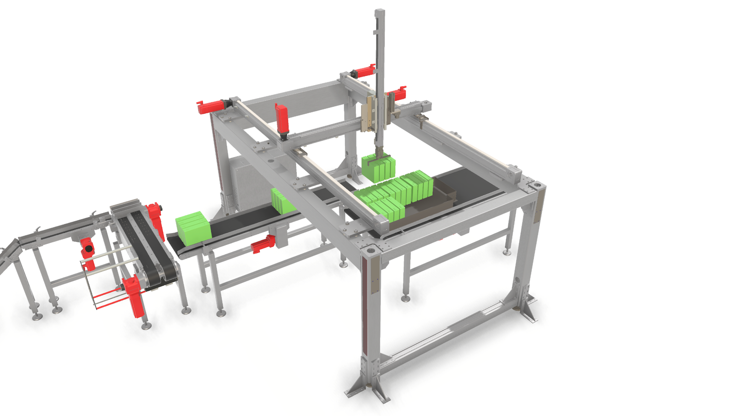Schnell und einfach lassen sich Gantry-Roboter mit mechatronischen Komponentensets realisieren, die SEW-Eurodrive und Rollon gemeinsam entwickelt haben.