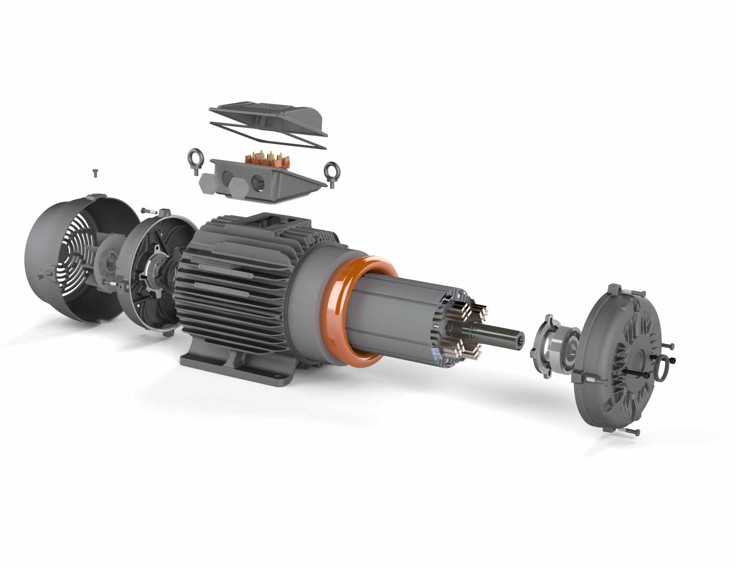 Der ferritunterstützte Reluktanz-Synchronmotor W23 Synch+Ultra von WEG ist komplett auf Energieeffizienz ausgerichtet