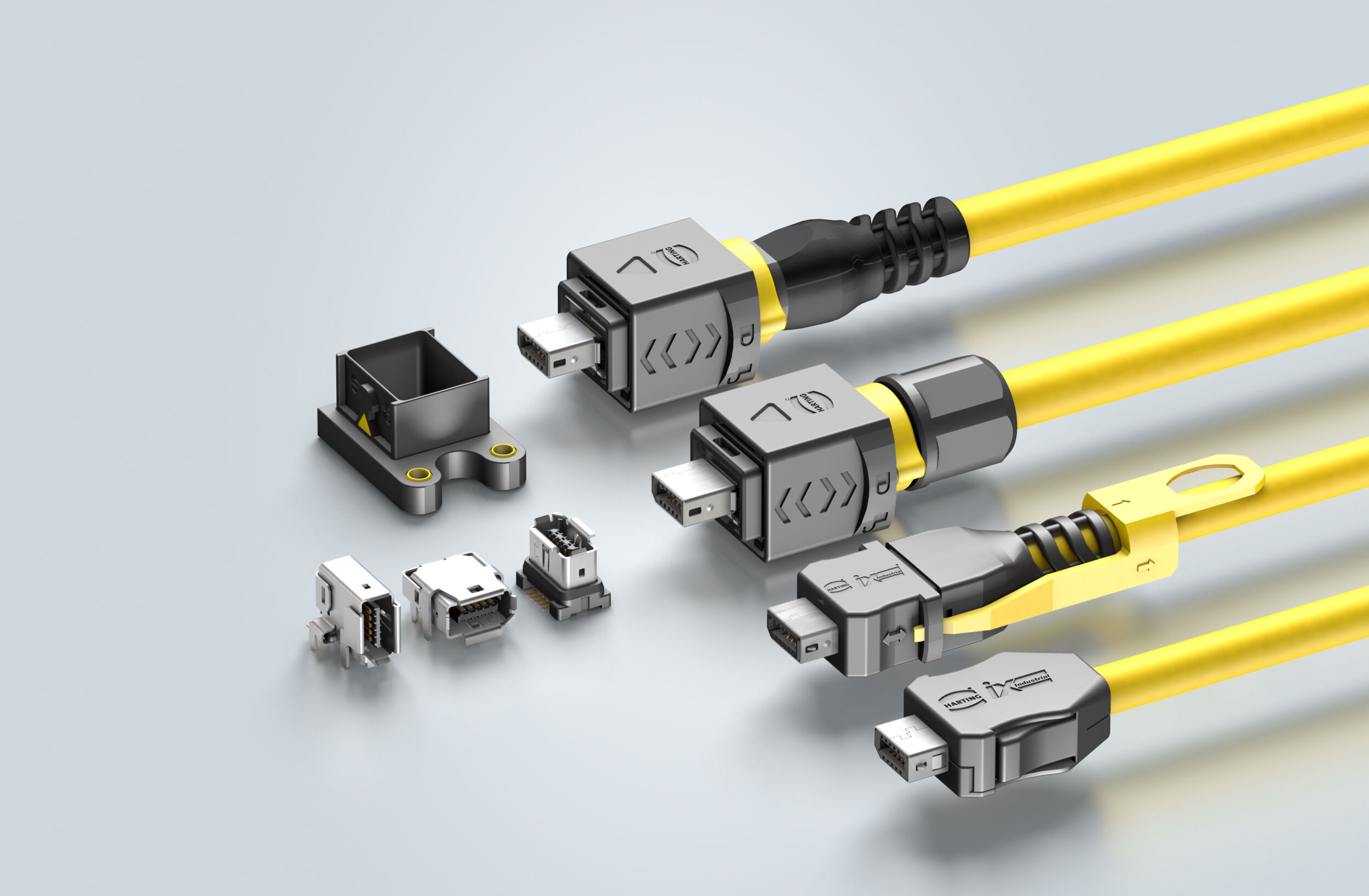 Zahlreiche Bauformen und IP-Schutzklassen machen ix Industrial zur universellen Netzwerkschnittstelle für Industriegeräte.