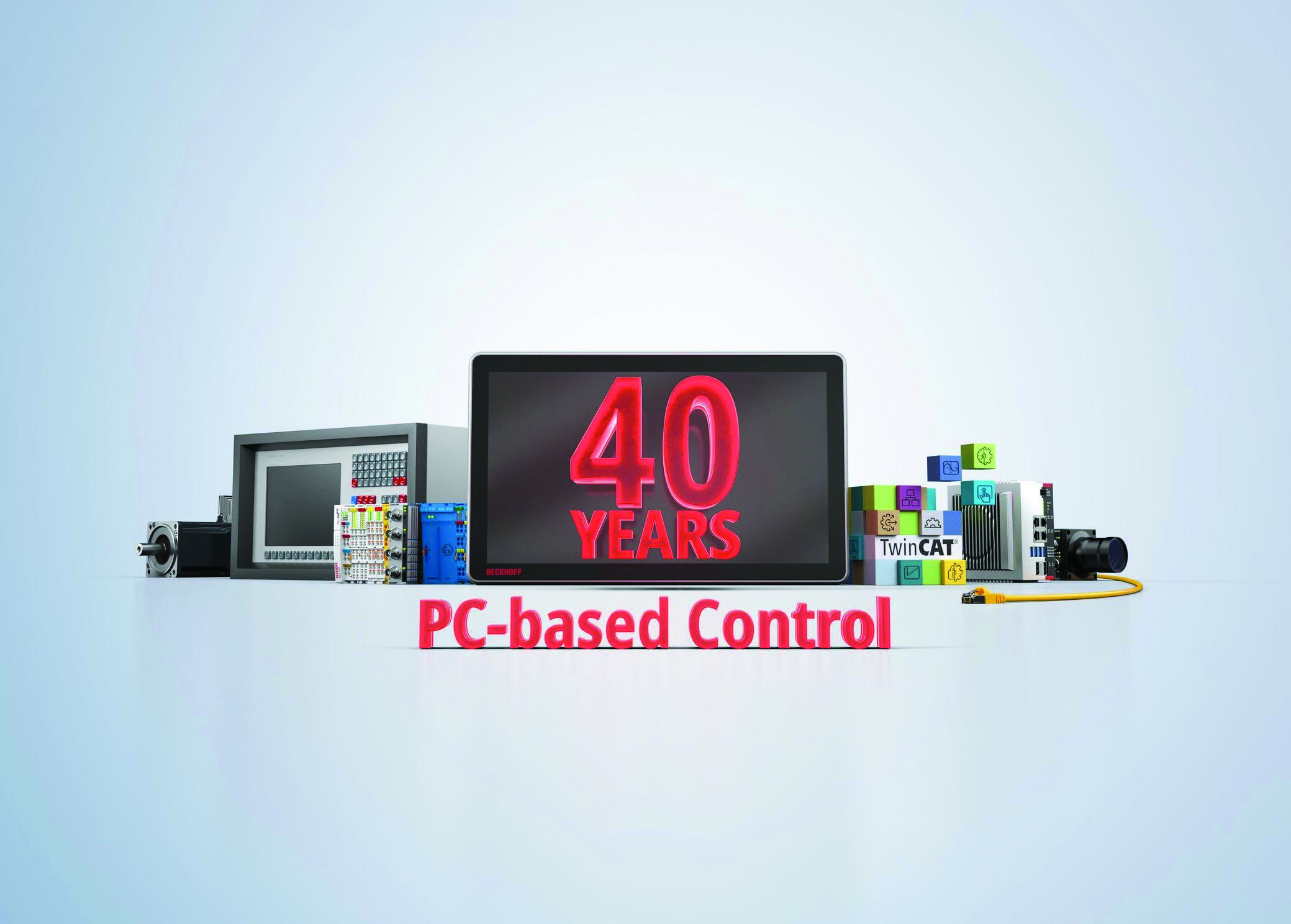 Seit 40 Jahren setzt Beckhoff mit PC-based Control auf eine durchgängige und offene Automatisierung.