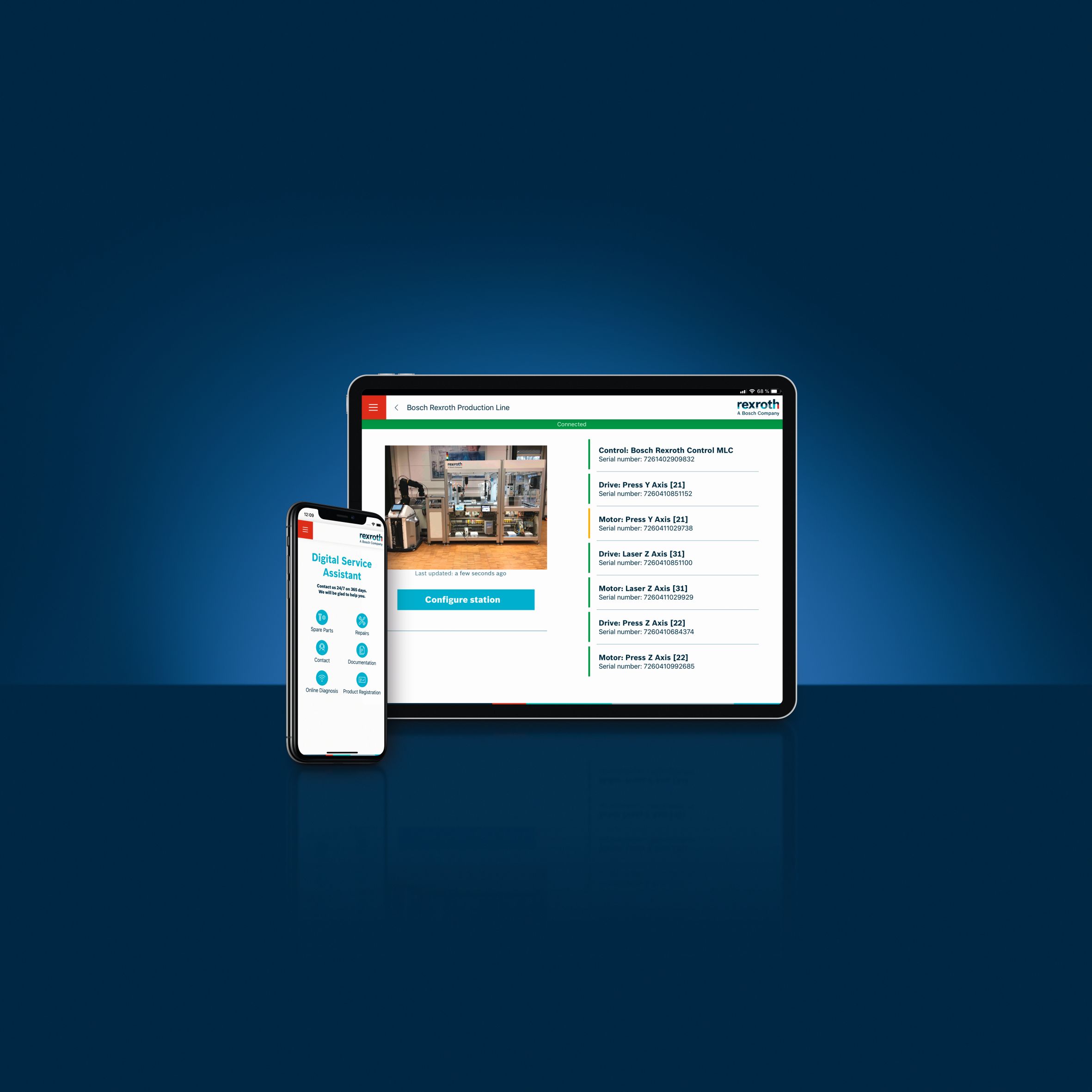 Service-App für die Instandhaltung